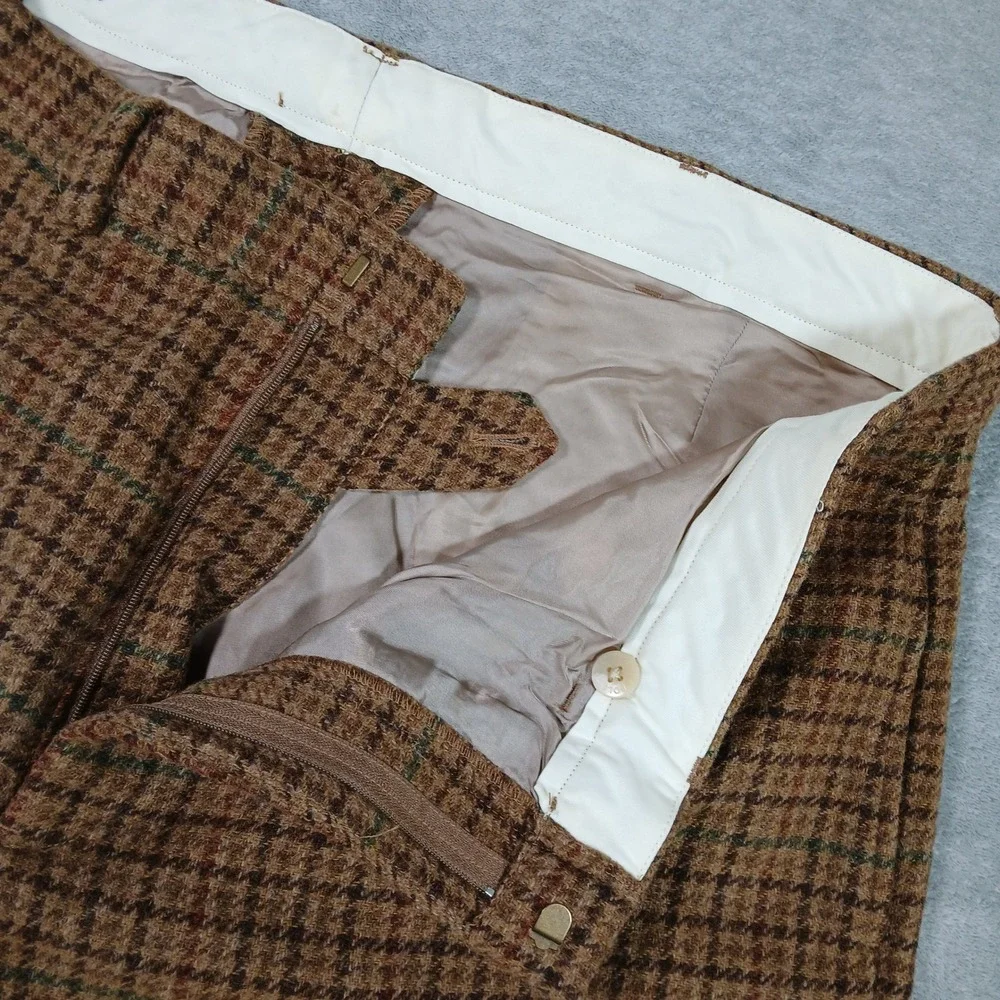 VTG Polo Golf Ralph Lauren Pants Mens 42 Tweed Houndstooth Heritage Trousers